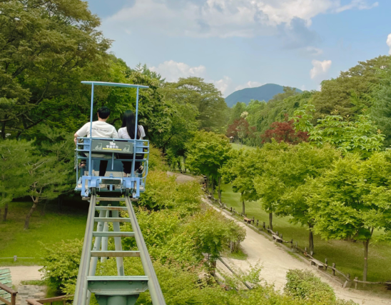 남이섬 하늘자전거