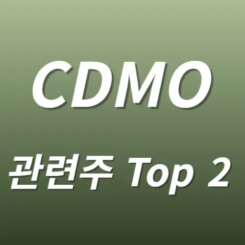 CDMO 관련주 수혜주