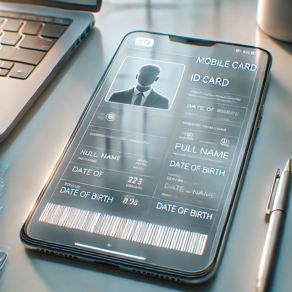 모바일 신분증 도입 및 종류 관련 그림