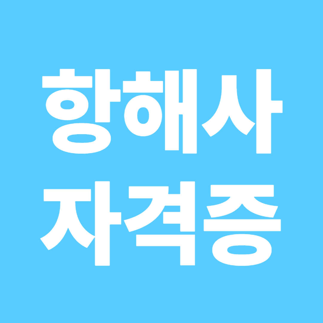 항해사 자격증