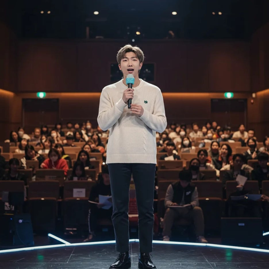 RM의 깊이 있는 메시지: K-팝은 비빔밥!