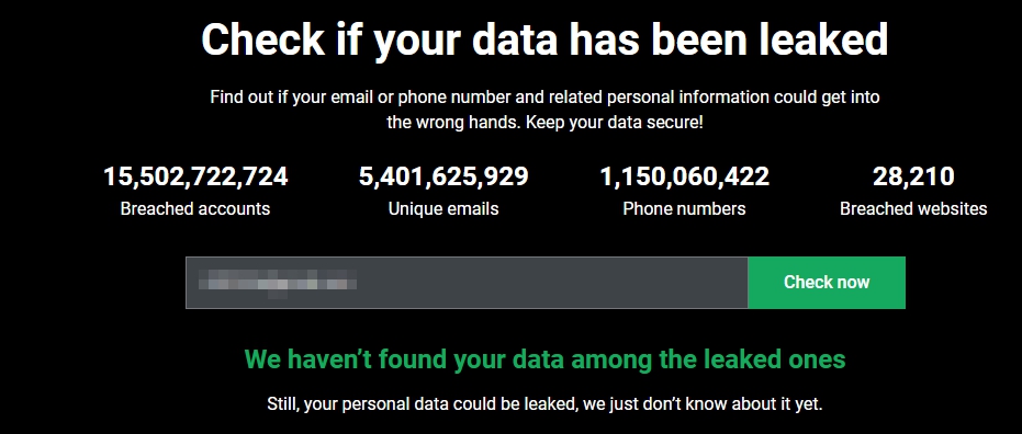 내 이메일과 휴대폰 번호가 해커에게 털렸는지 알 수 있는 웹사이트