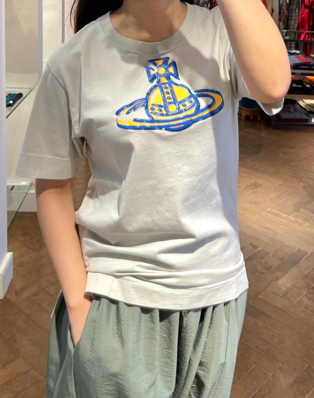 비비안웨스트우드 23new ORB 페인팅 반팔셔츠 331013