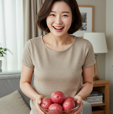 우리집 건강 비법&amp;#44; 바로 &amp;#39;홍감자&amp;#39;였어요