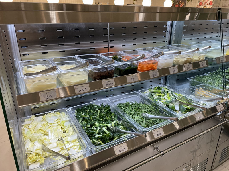 동탄2 목동 봄담아 샤브샤브 - 채소와 버섯류