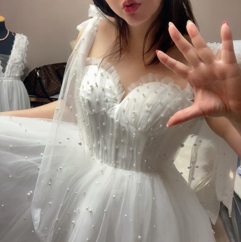 미니 웨딩드레스 셀프웨딩촬영 숏 드레스 대여 제작