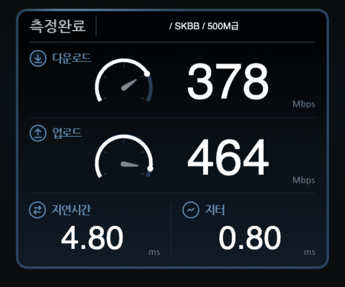 인터넷 속도 느릴 때 속도측정 및 해결 방법