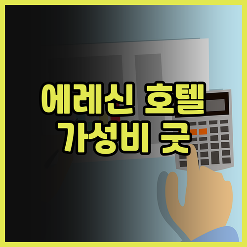 에레신 호텔 토프카피 가성비 최고 이..