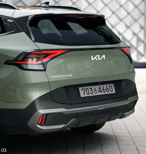 현행-스포티지-후면-디자인