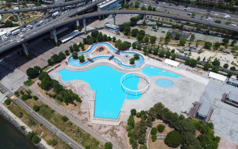 뚝섬 한강공원 수영장