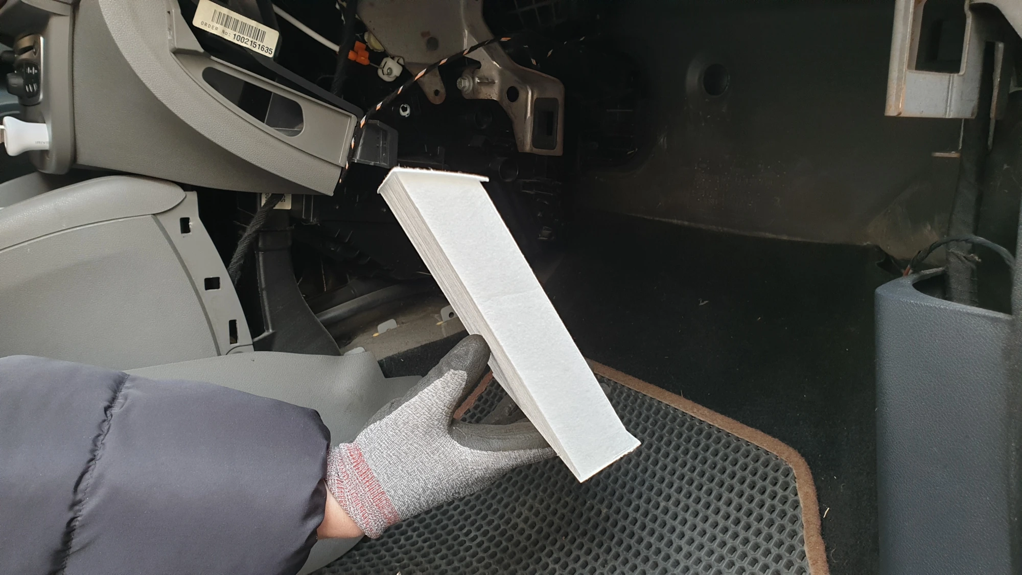 에어컨필터 끼우는 방향