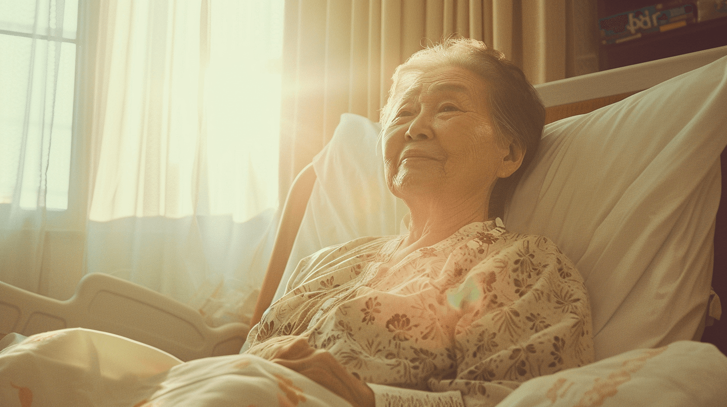 노인이-누워있는-모습