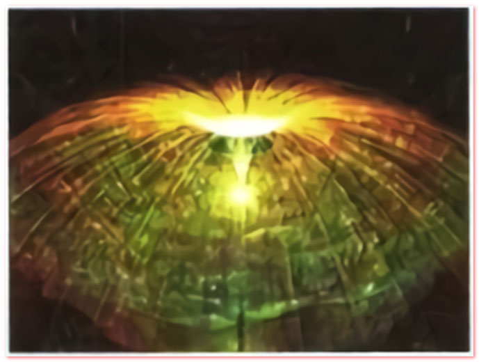 루나틱 판도라에 흡수되는 아델 세메타리