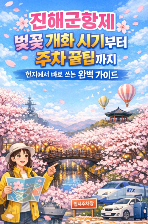 진해군항제 벚꽃 개화 시기부터 주차 꿀팁까지, 현지에서 바로 쓰는 완벽 가이드