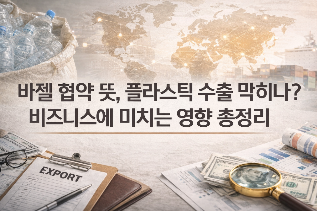 바젤협약으로 플라스틱 수출 막힌다? 비즈니스 영향 3분 정리