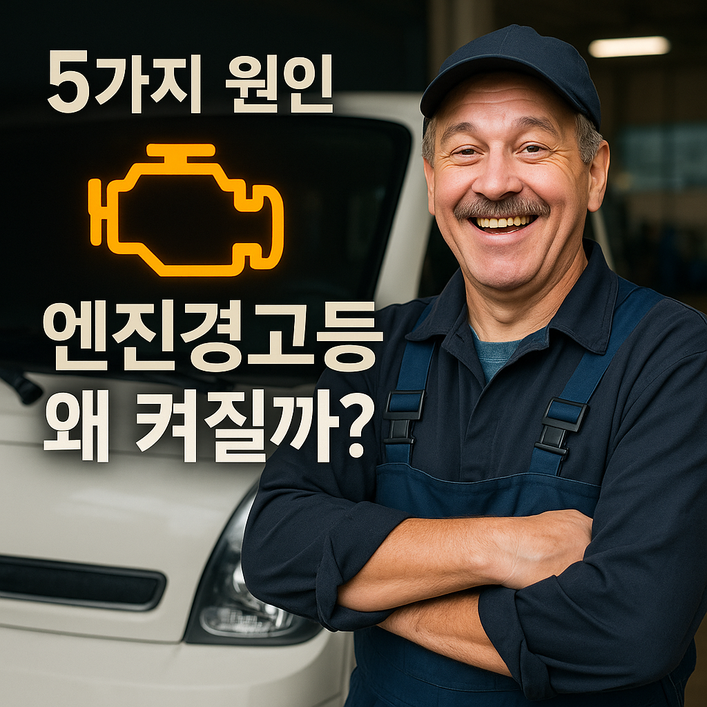 자동차 엔진 경고등 점등 원인