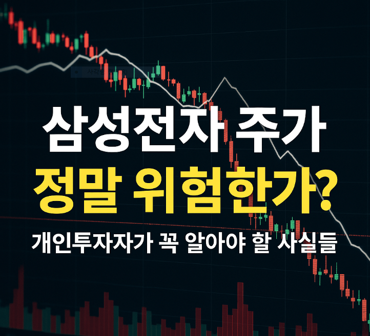 삼성전자 주가, 정말 위험한가? 개인투자자가 꼭 알아야할 사실들