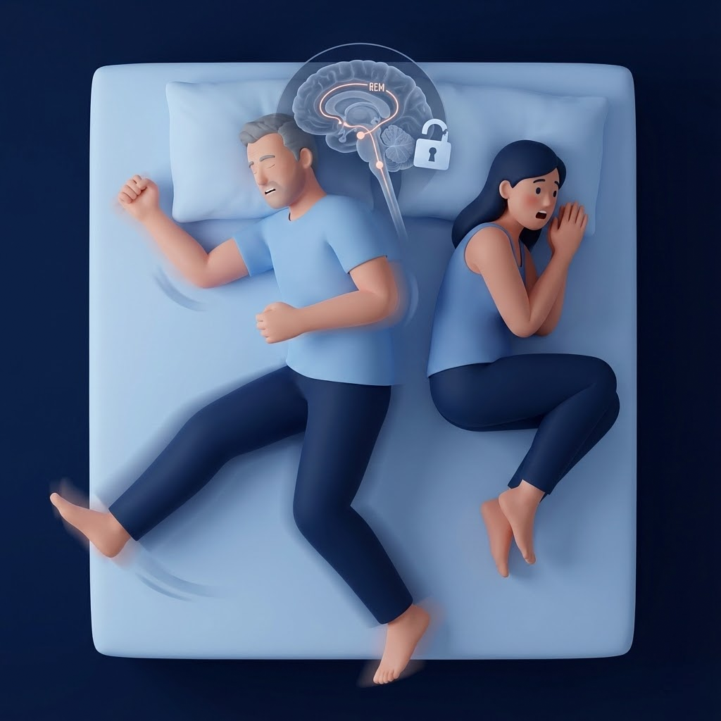 꿈을 그대로 연기하는 잠, 렘수면행동장애