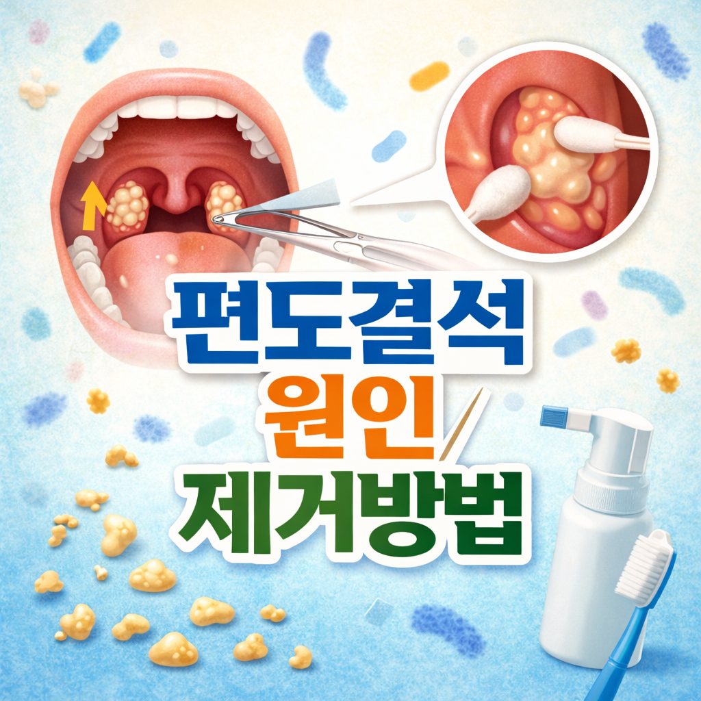 편도결석 원인 / 제거방법 포스팅에 대한 썸네일 이미지
