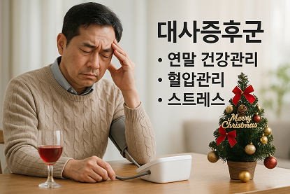 대사증후군 (연말 건강관리, 혈압관리, 스트레스)
