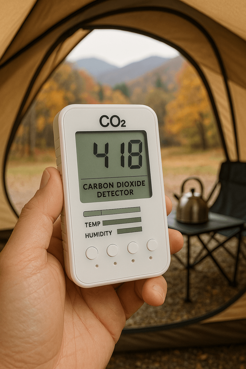 캠핑장 일산화탄소 감지기