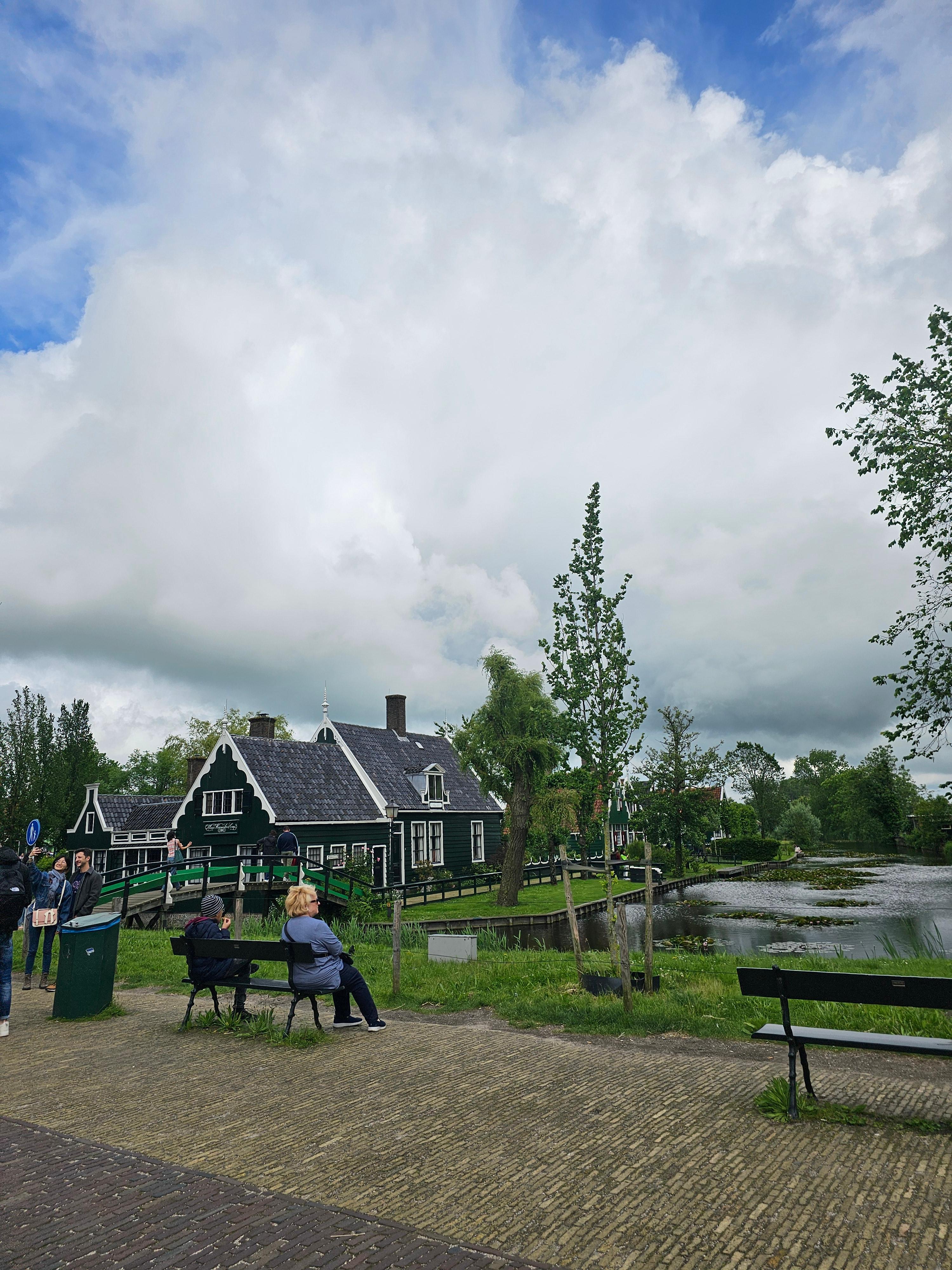 네덜란드의 잔세스칸스 풍차 마을