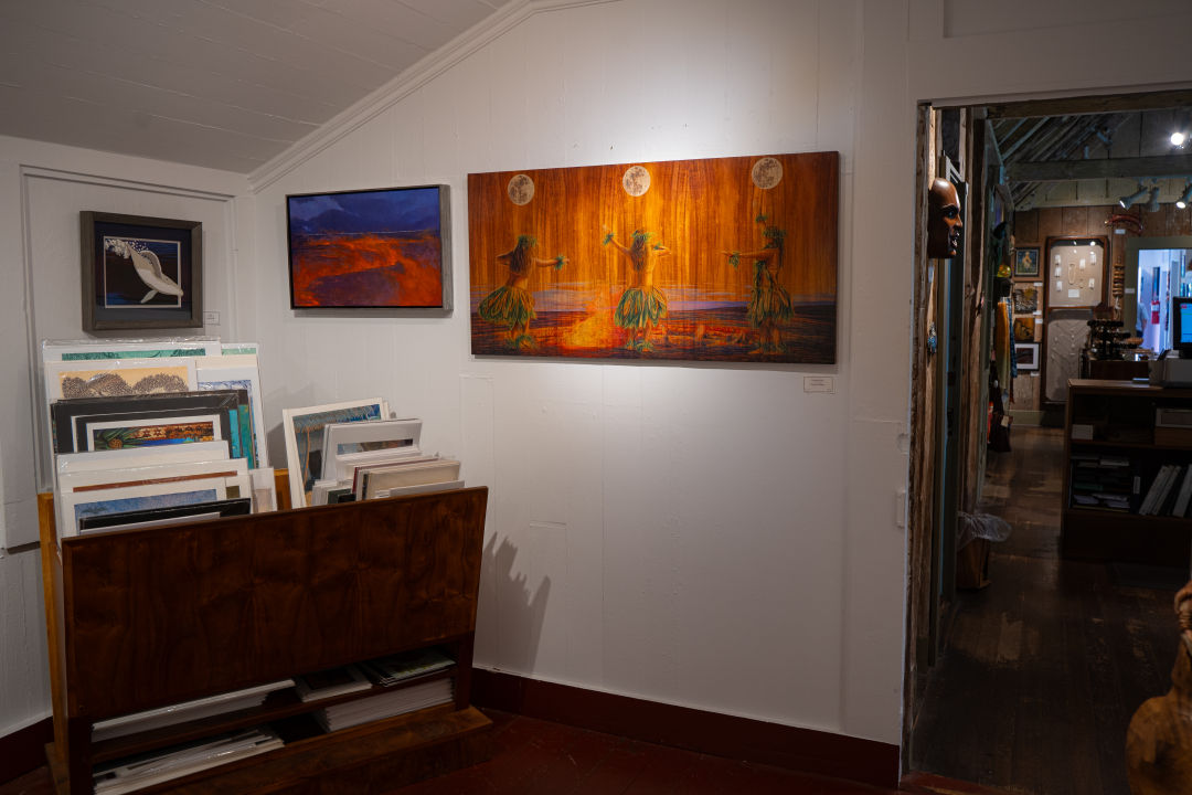 화산국립공원 아트갤러리 내부