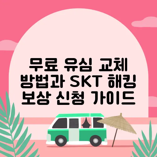 무료 유심 교체 방법과 SKT 해킹 보상 신청 가이드