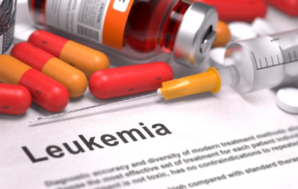 백혈병 검사 이미지.