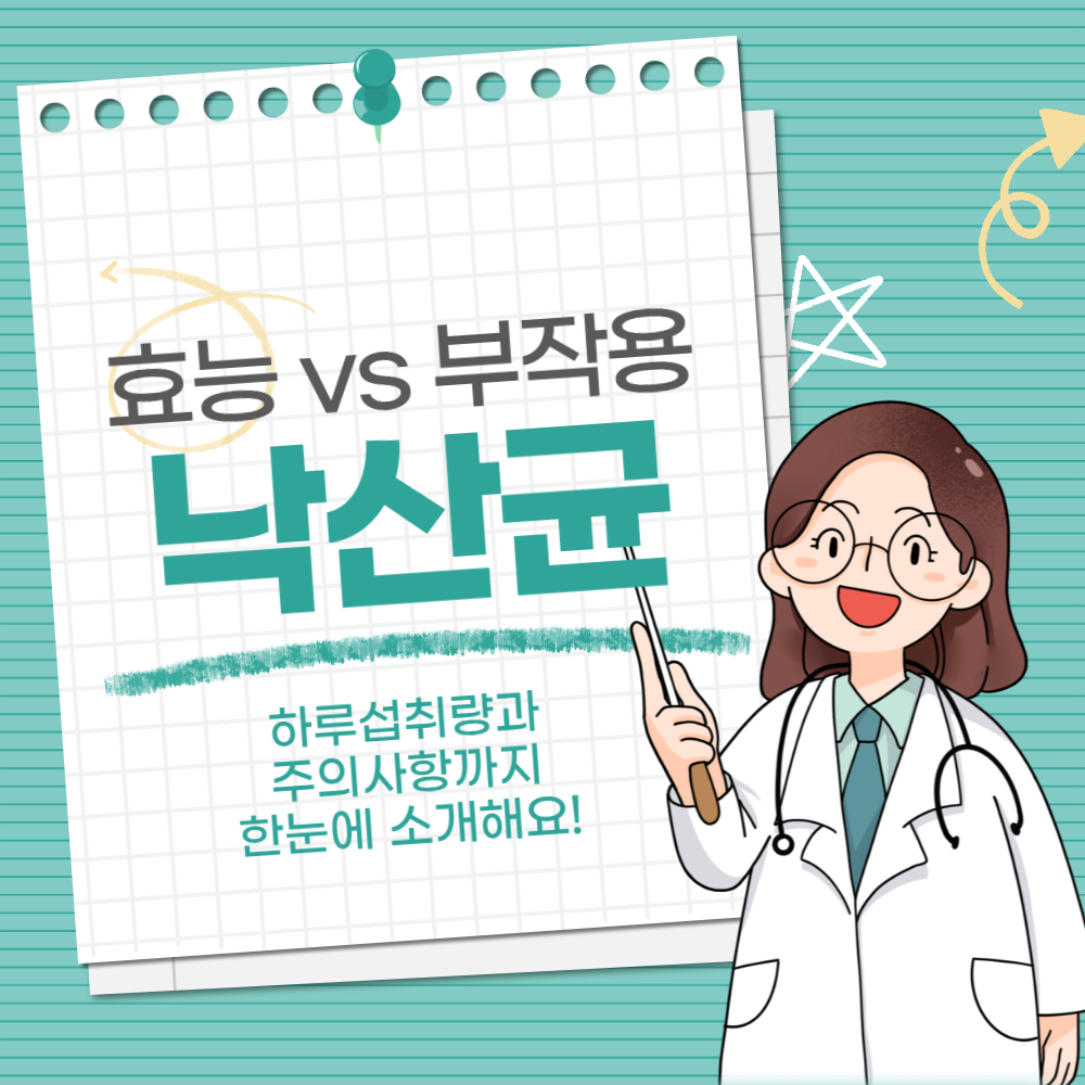 낙산균 효능 vs 부작용, 하루 섭취량과 주의사항까지 한눈에!