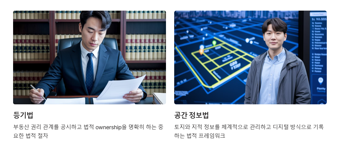 부동산공시법 및 세법 등기법, 공간정보법