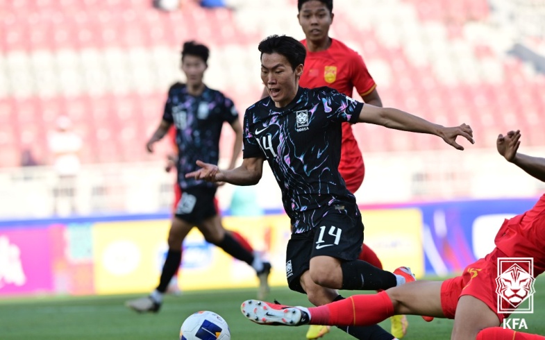 대한민국 중국 축구 U23 하일라이트