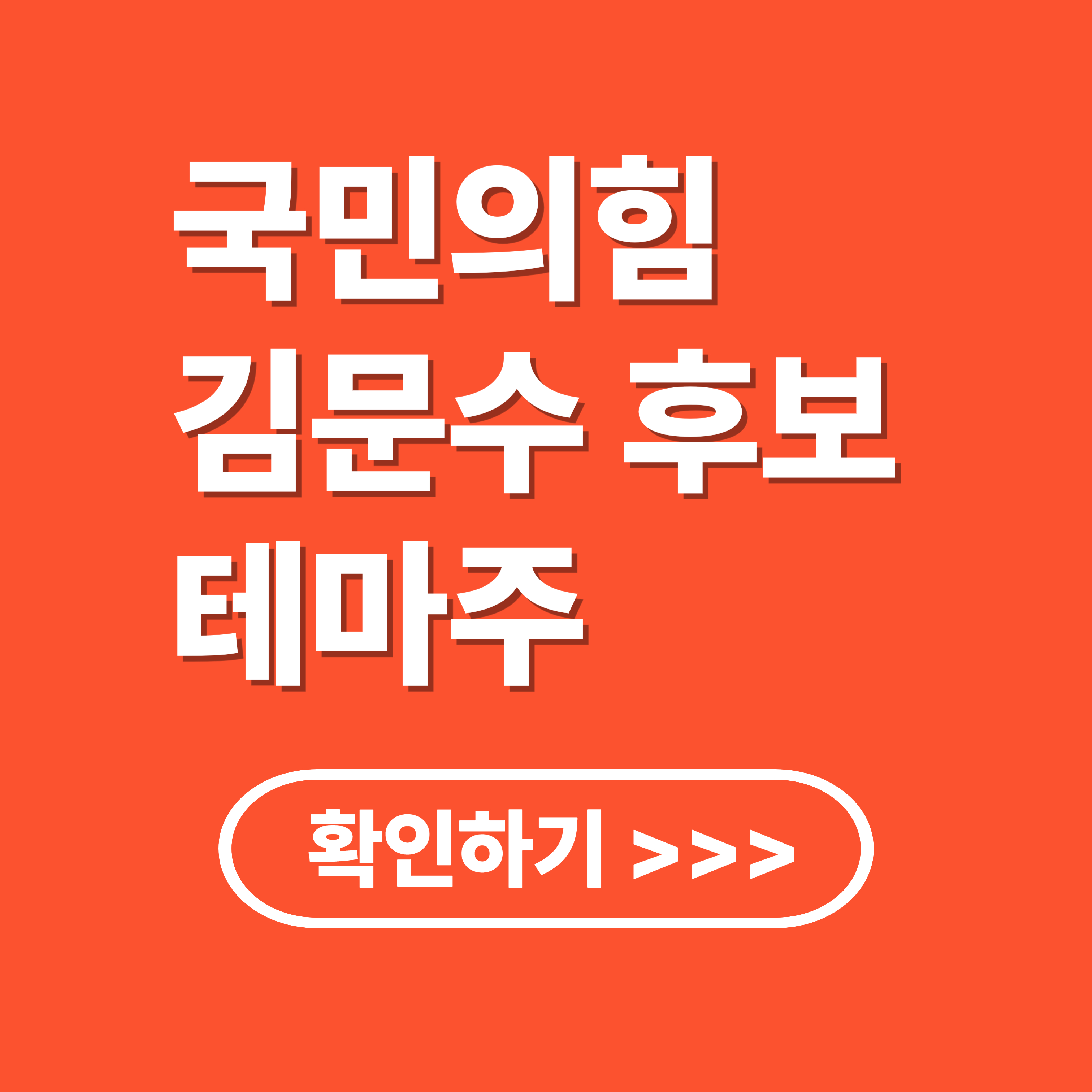 21대 대통령 후보 김문수 관련주(테마주)