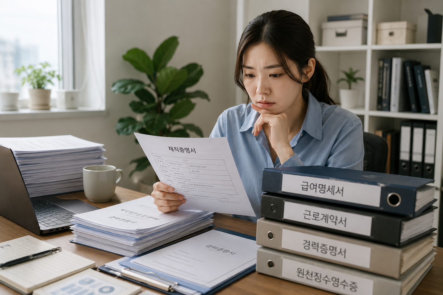 퇴직서류 정리