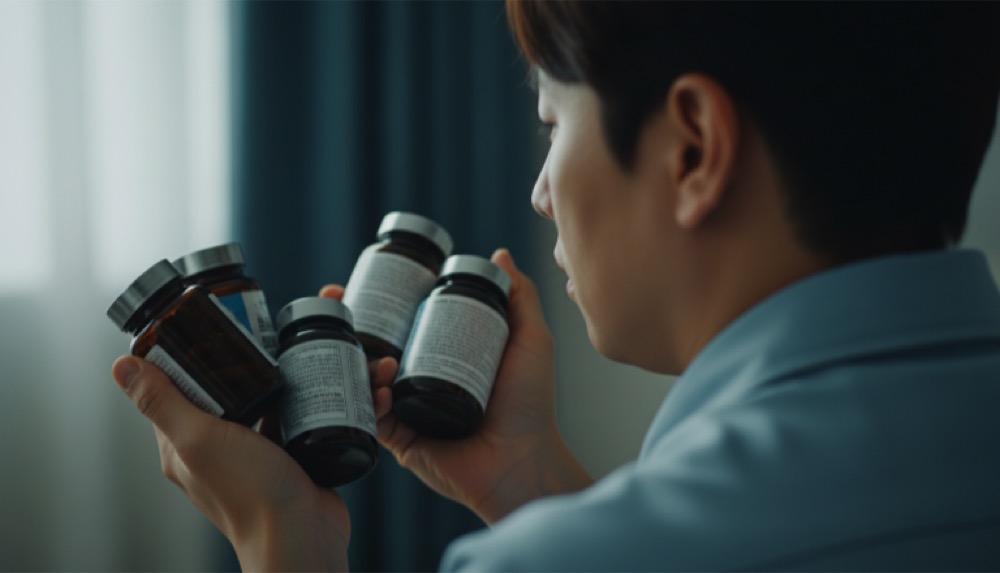 영양제 고민 순간