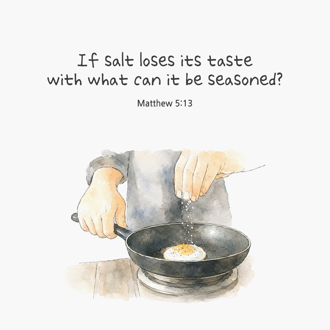 Today's Bible verse card Matthew 5:13 scripture image