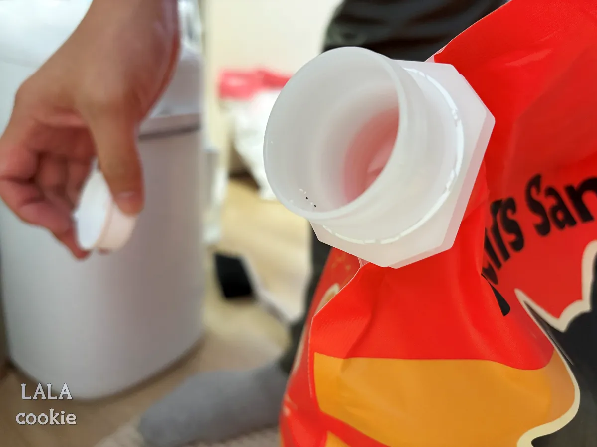 고양이-모래-추천-닥터펠리스-하드볼-후기-포장-입구-캡