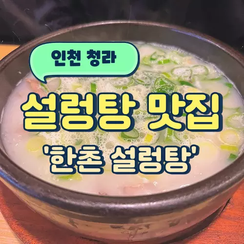 &#39;한촌-설렁탕&#39;-포스팅-대표-사진