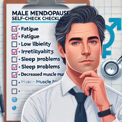 남성 갱년기 자가진단 체크리스트 관련 이미지