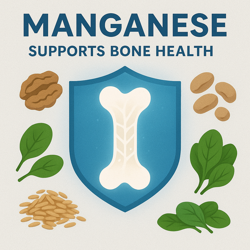 망간이 풍부한 식품(견과류, 콩류, 현미, 시금치)