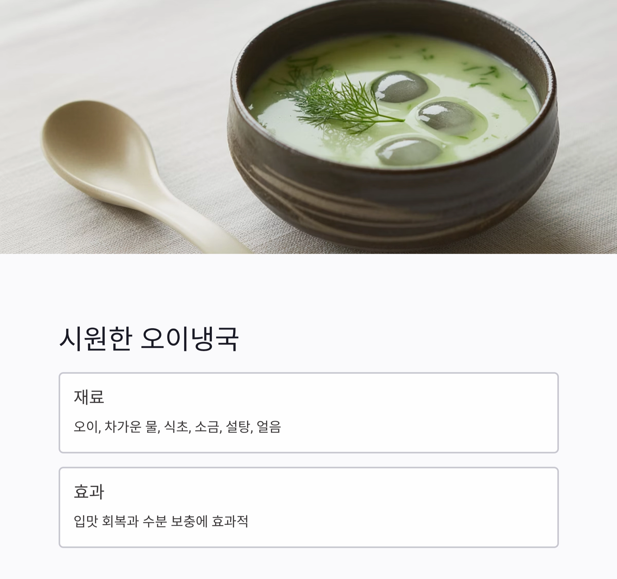 요리 초보도 쉽게 만드는 여름철 건강 냉요리 아이디어