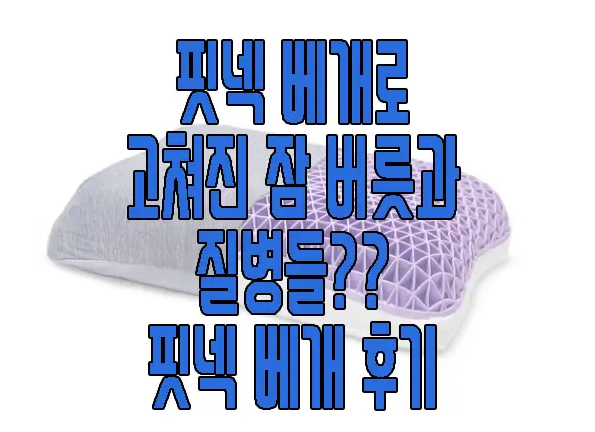 핏넥 베개에 관한 글 보러 가기 링크 사진