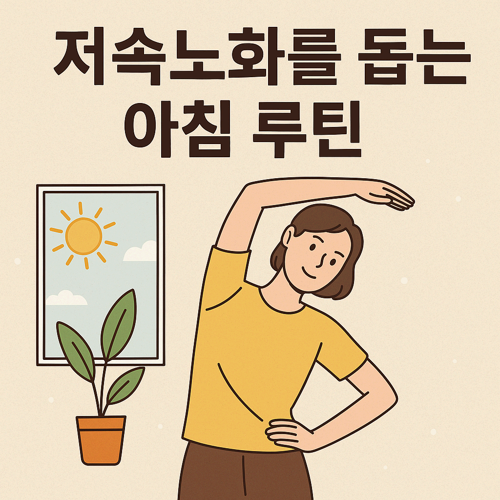 저속노화를 돕는 아침 루틴, 하루를 젊게 시작하는 비밀