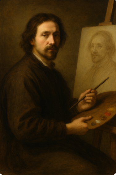 거울 없는 시대, 자화상을 그리는 법: 광학과 추정의 기술