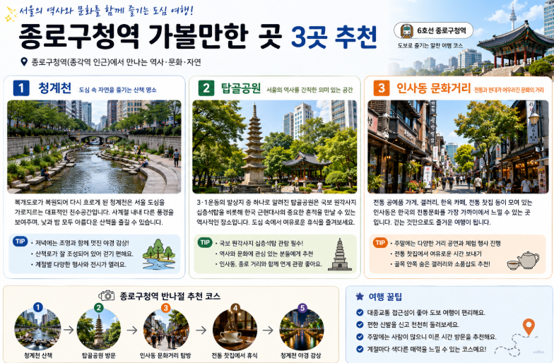 종로구청역 가볼만한곳