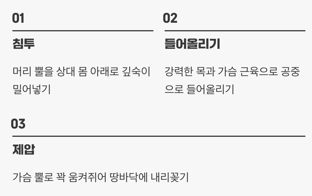 실전 싸움 기술