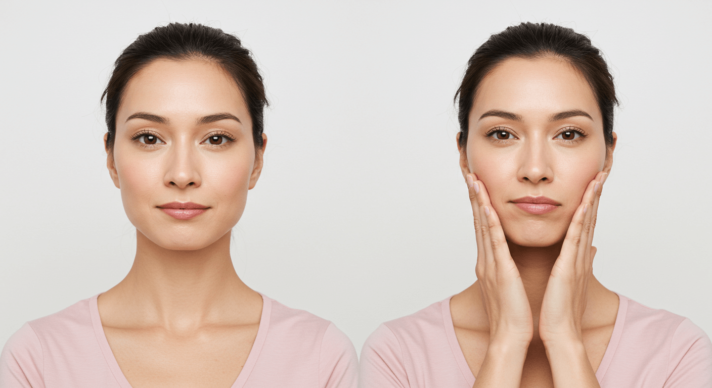 하루 10분 페이스 요가로 되찾는 동안 얼굴