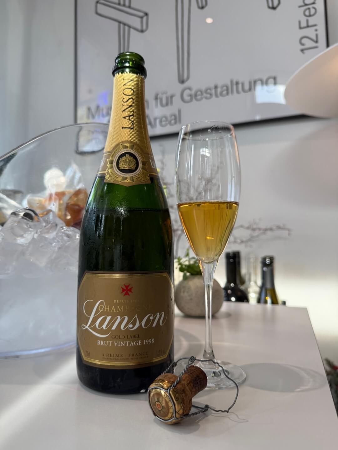 Lanson Gold Label Brut Vintage 1998, Champagne, France๏ฝ๋์ก ๊ณจ๋ ๋ผ๋ฒจ ๋ธ๋คผ ๋นํฐ์ง 1998