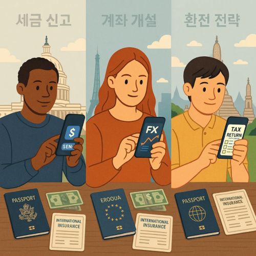 국경을 넘으면 돈의 규칙도 바뀐다 – 이민과 장기체류자의 금융 생존 전략