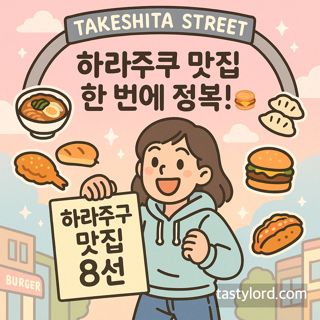 최신 도쿄 하라주쿠 인생 맛집 베스트 8
